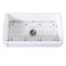 Gourmetier KGKFA361810LD 36" x 18" SGL Bowl Farmhouse Kitchen Sink, Drain & Rack KGKFA361810LD - alternate 1